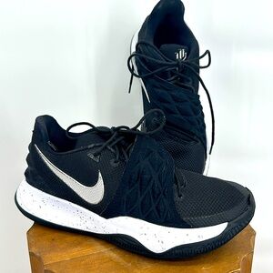 Nike Kyrie Low 1 Black Metallic Silver Men's - A08979-003 Shoes Sneakers